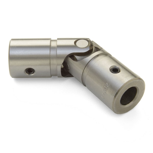 Single U-Joint, 6 mm x 6 mm Bores, 18.9 mm OD, Steel